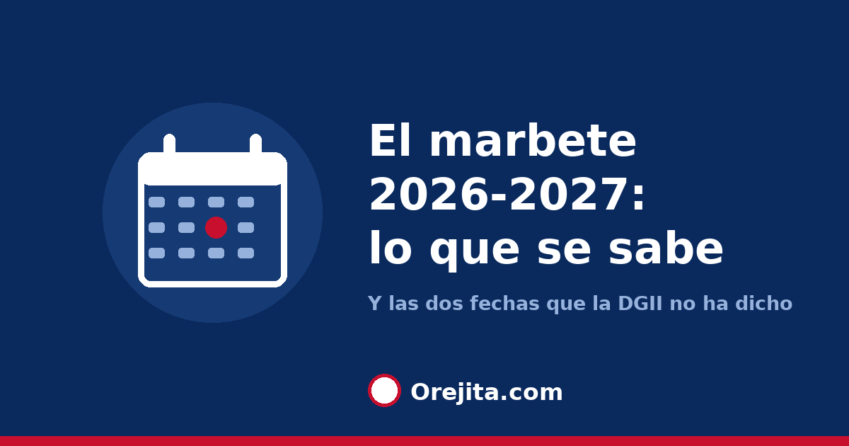 La DGII no ha anunciado el marbete 2026-2027. Aquí está lo que costó el período pasado, cuándo abrió, los recargos y dónde se compra sin recargo.